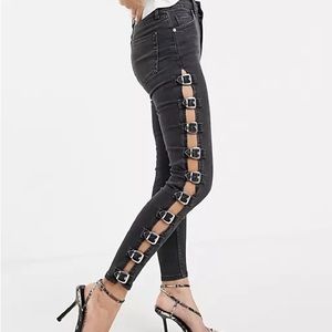 Topshop buckle jeans